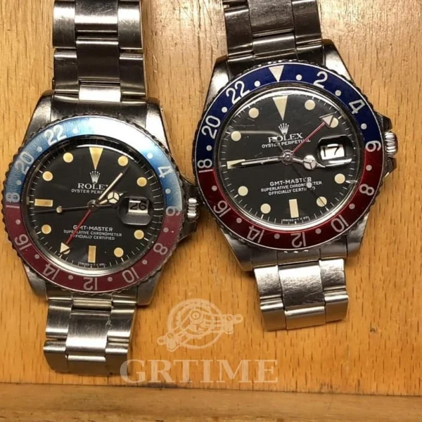 Rolex GMT-Master 1675 & 16750 · μετά το service