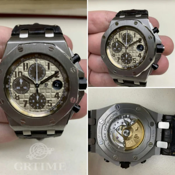 Audemars Piguet Royal Oak Offshore σε έλεγχο και εκτίμηση στο εργαστήριο